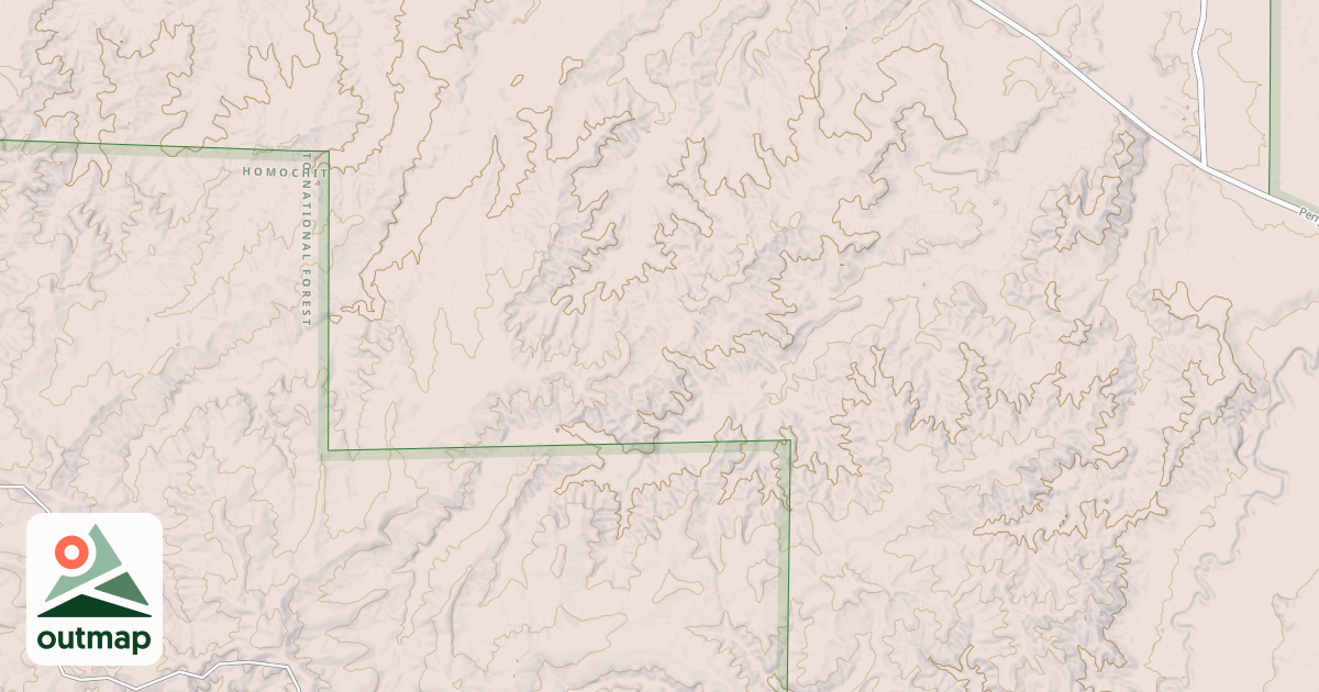 Map of SWAYZE TRACE SPUR