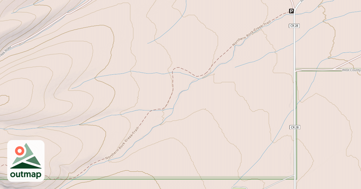 Map of Northern Rock Creek