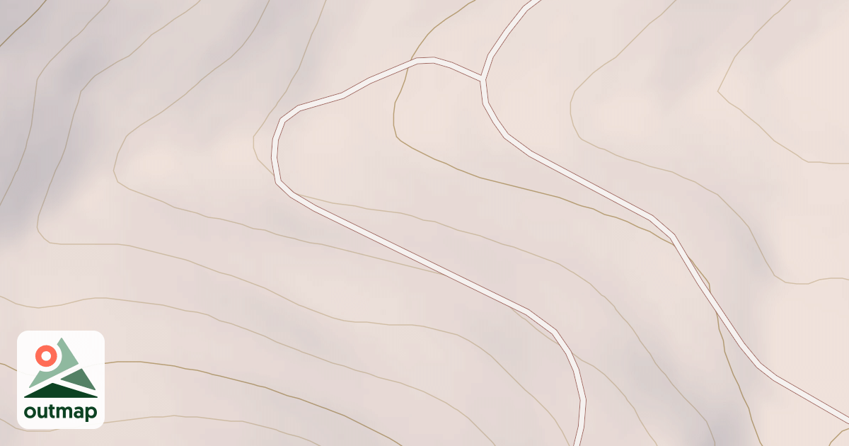 Map of RASSMUSSEN FACE SPUR