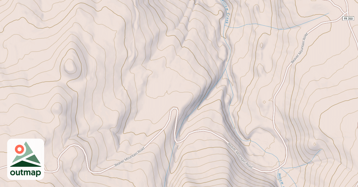 Map of BEAVER MTN