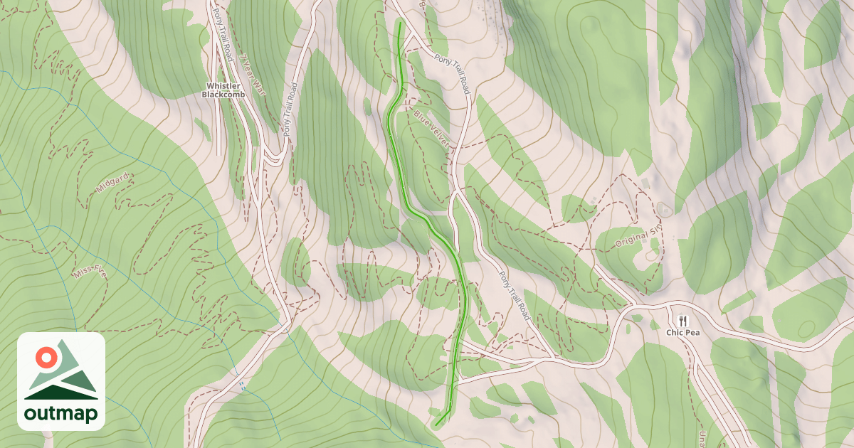 Map of Bear Cub - Upper