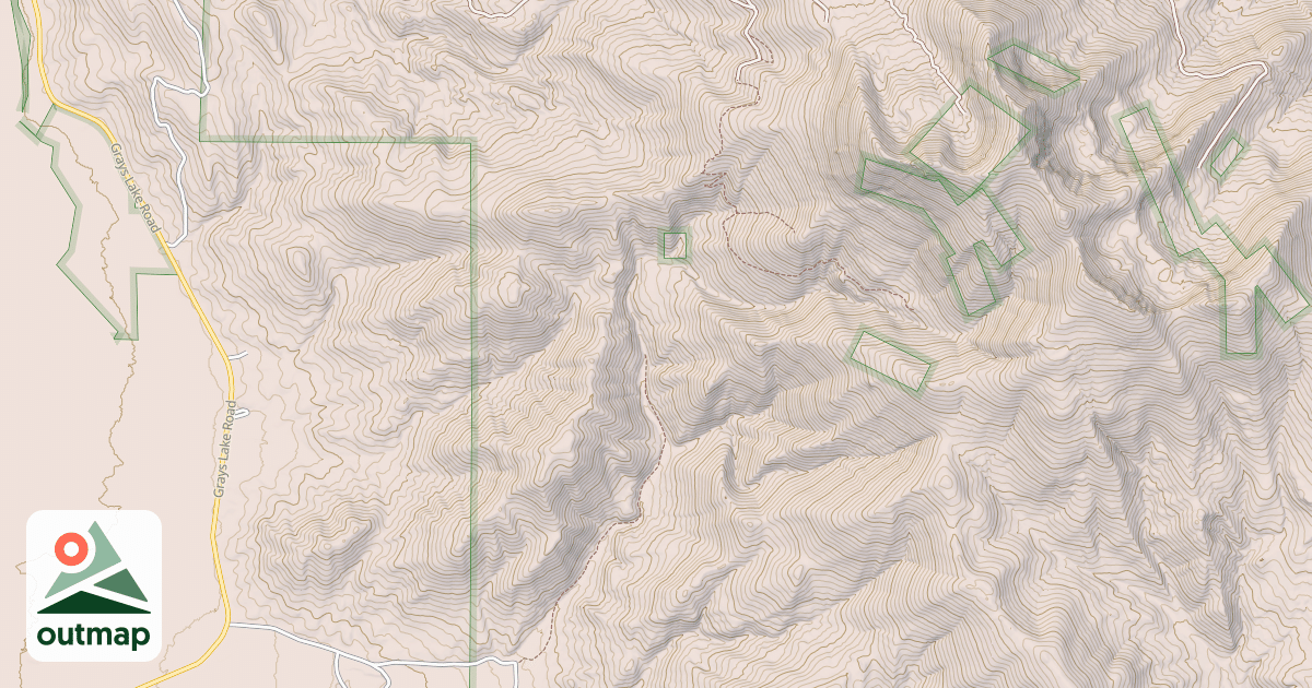 Map of North Fork Eagle Creek