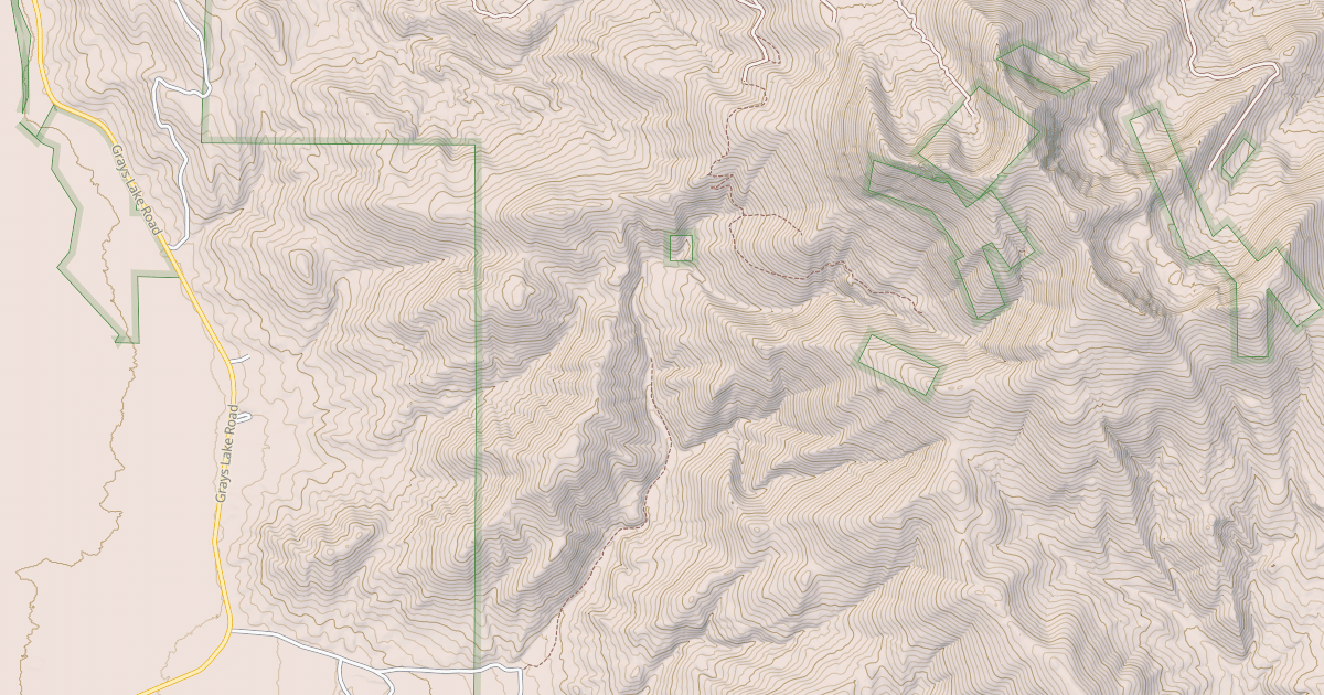 Map preview of North Fork Eagle Creek