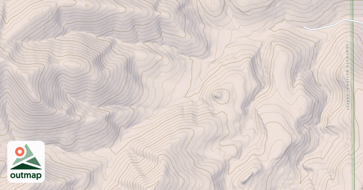 Map of LITTLE CEDAR CANYON