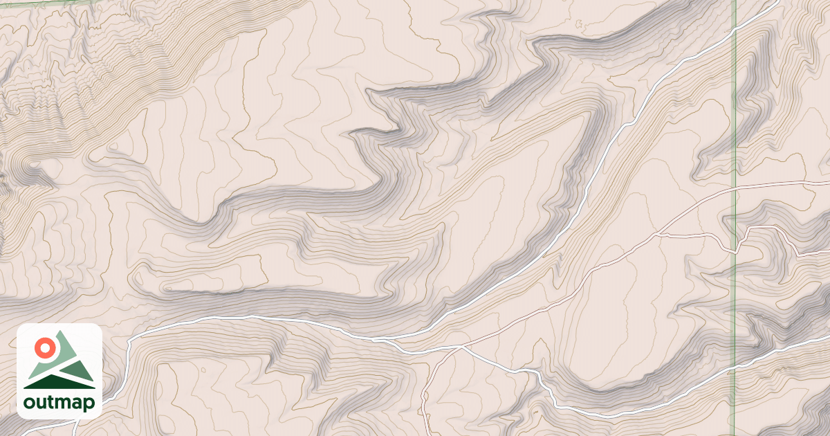 Map of LONE CEDAR CREEK
