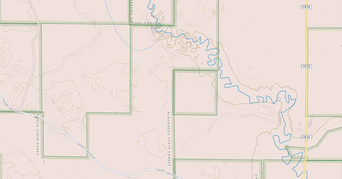 Map preview of DECKER LAKE SPUR 2474