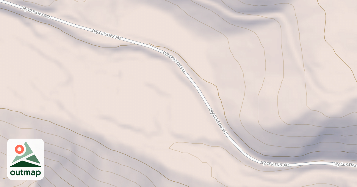 Map of DRY CREEK CAMPSITE