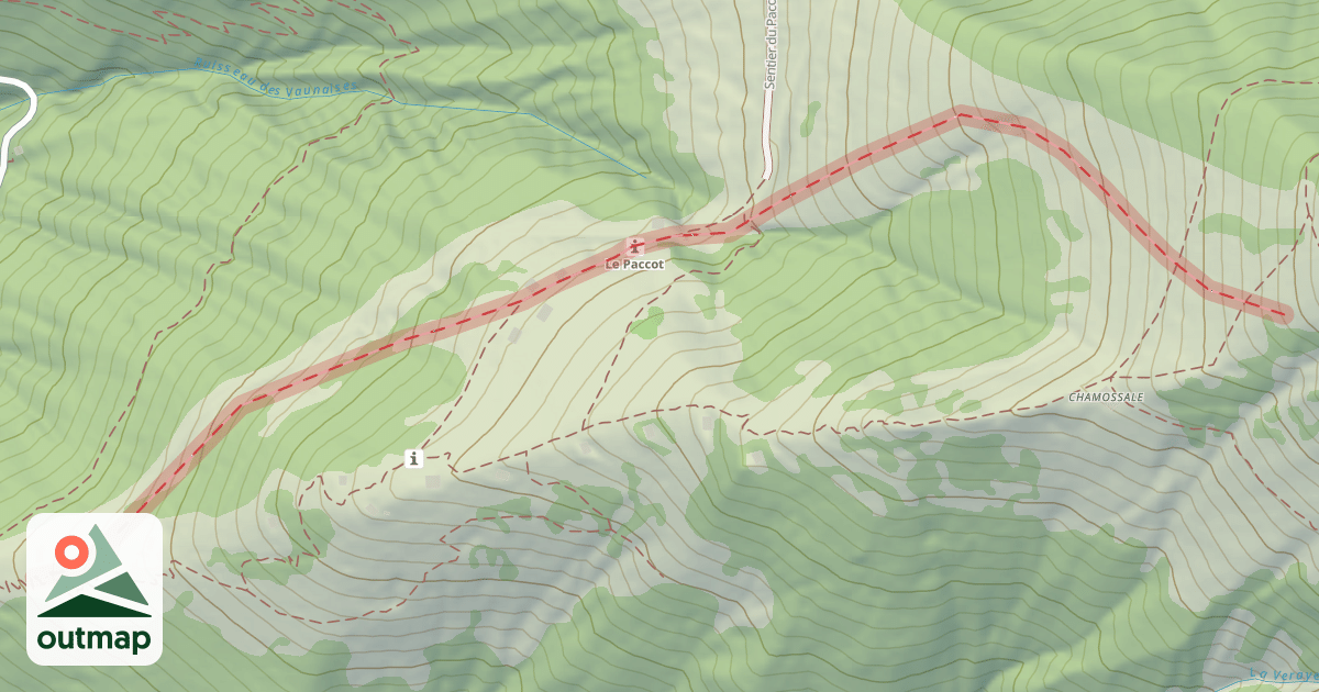Map of Itinéraire du Diable (La Montre)