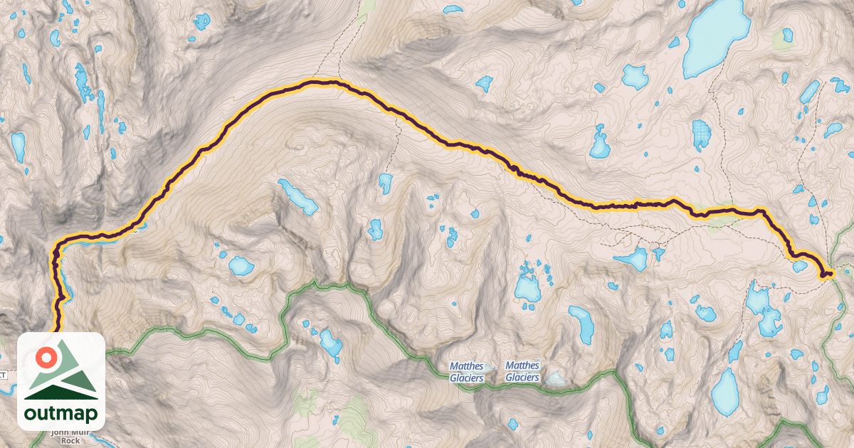 Map of Piute Canyon Trail