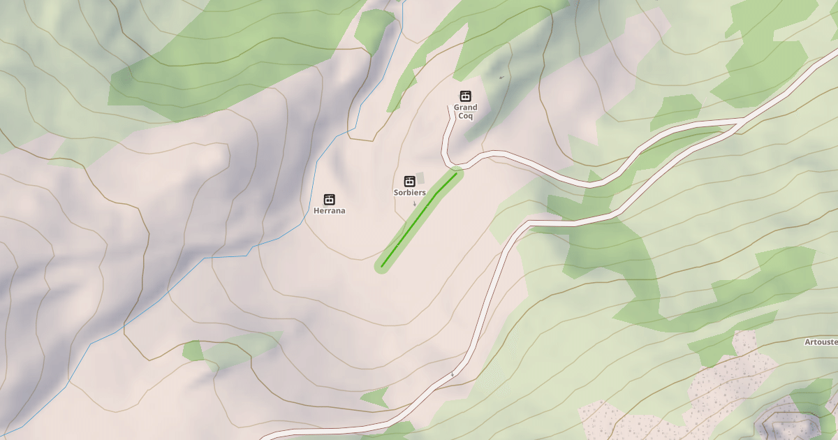 Map preview of Sorbiers