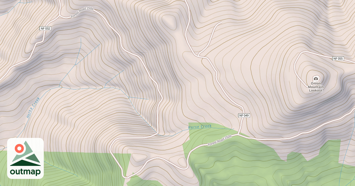 Map of ONION MTN