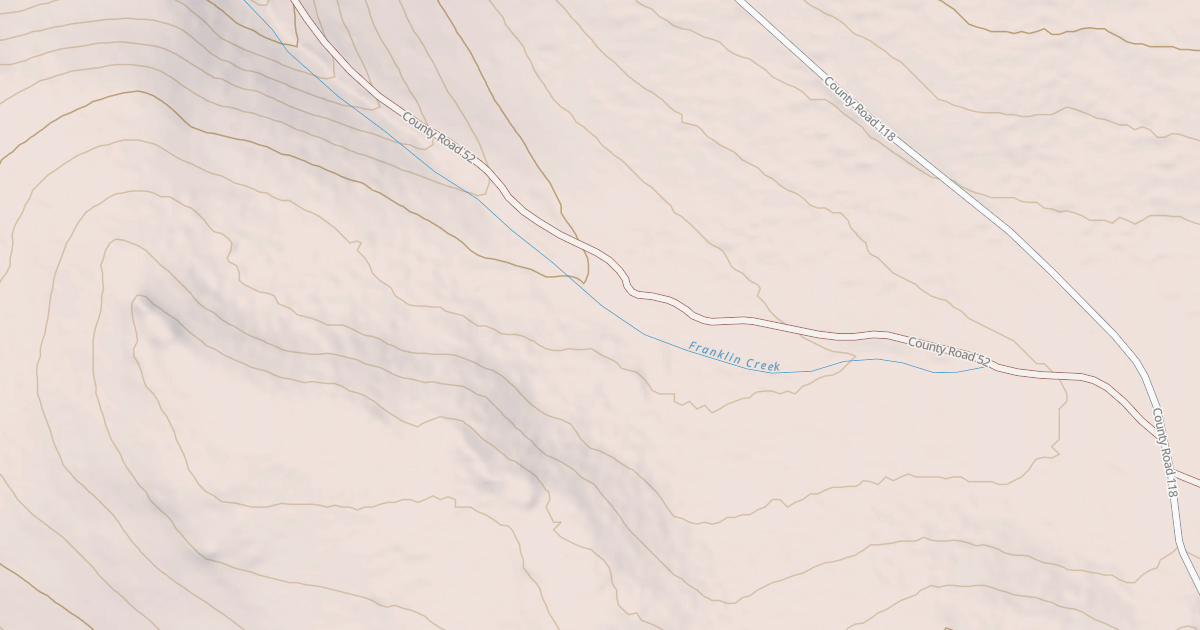 Map preview of LASSEN CREEK SPUR