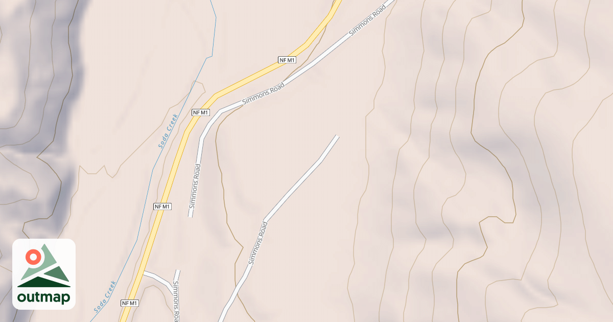 Map of SODA CREEK TRAILER LOOP