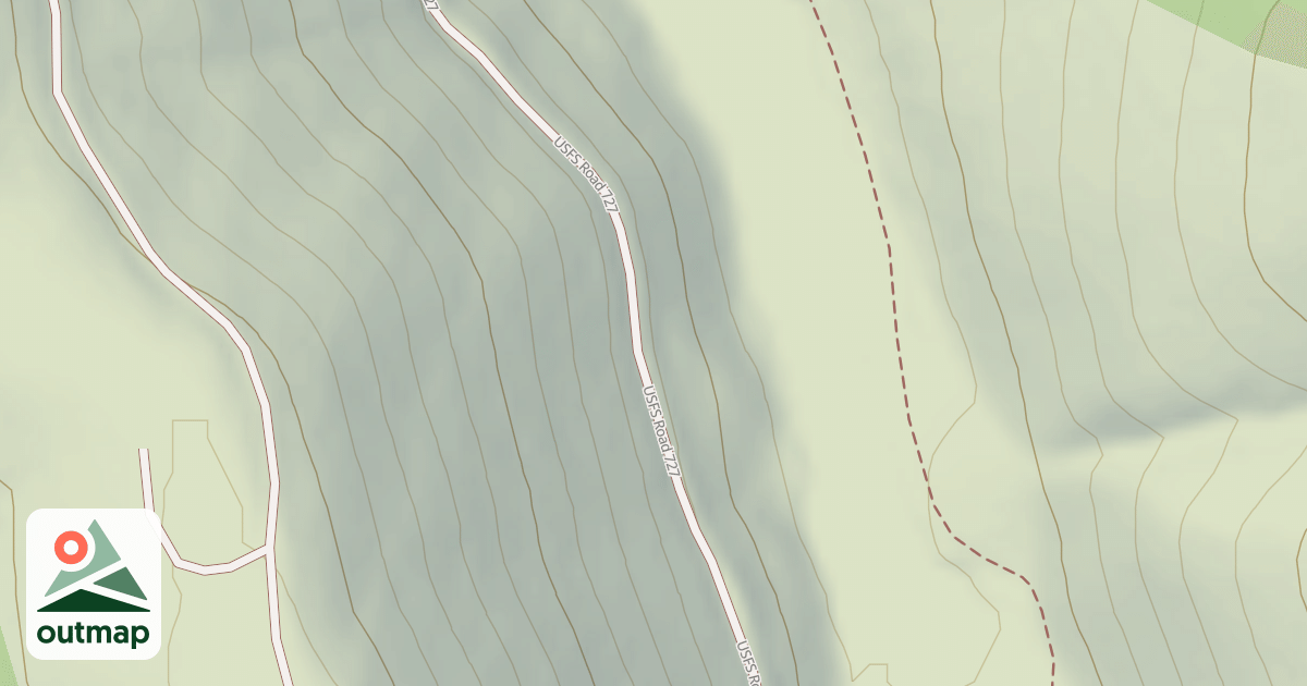 Map of (FDR) REIMEL CREEK