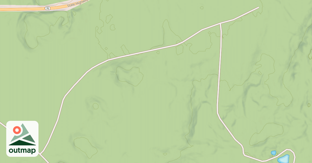 Map of CROSSOVER SPUR ROAD