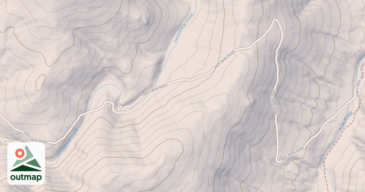 Map of Battle Flat