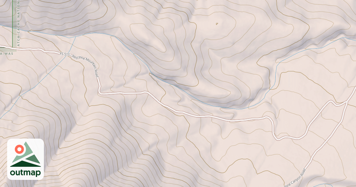 Map of Little Red Pine