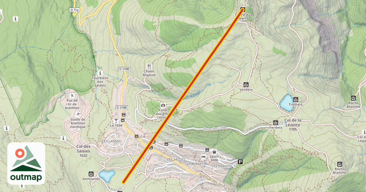Map of Chard du Beurre