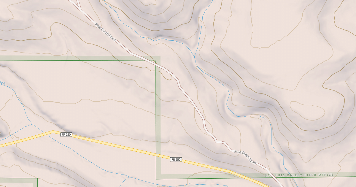 Map preview of BLM National GTLF Public Motorized Roads 797256c8-17b1-4967-ace5-4165bc751d0b