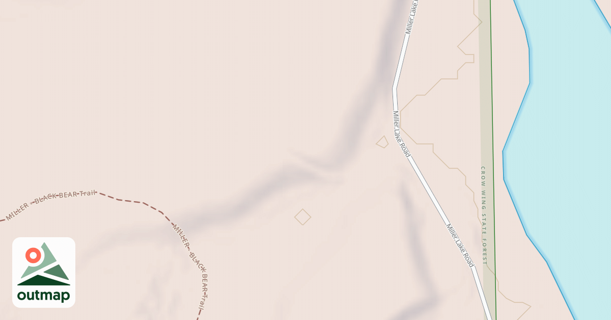 Map of Miller-Black Bear Trail