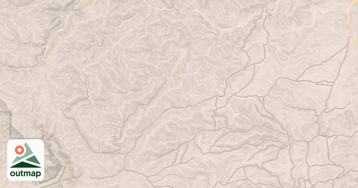 Map of BLUEWATER CANYON
