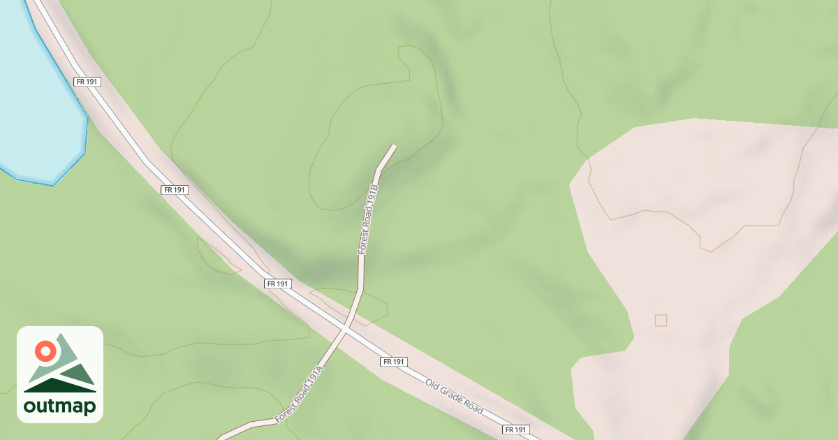 Map of FR 191B