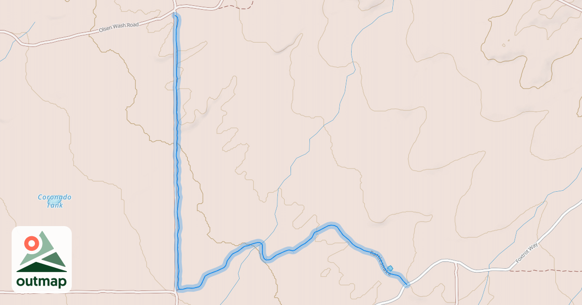 Map of Rattlesnake