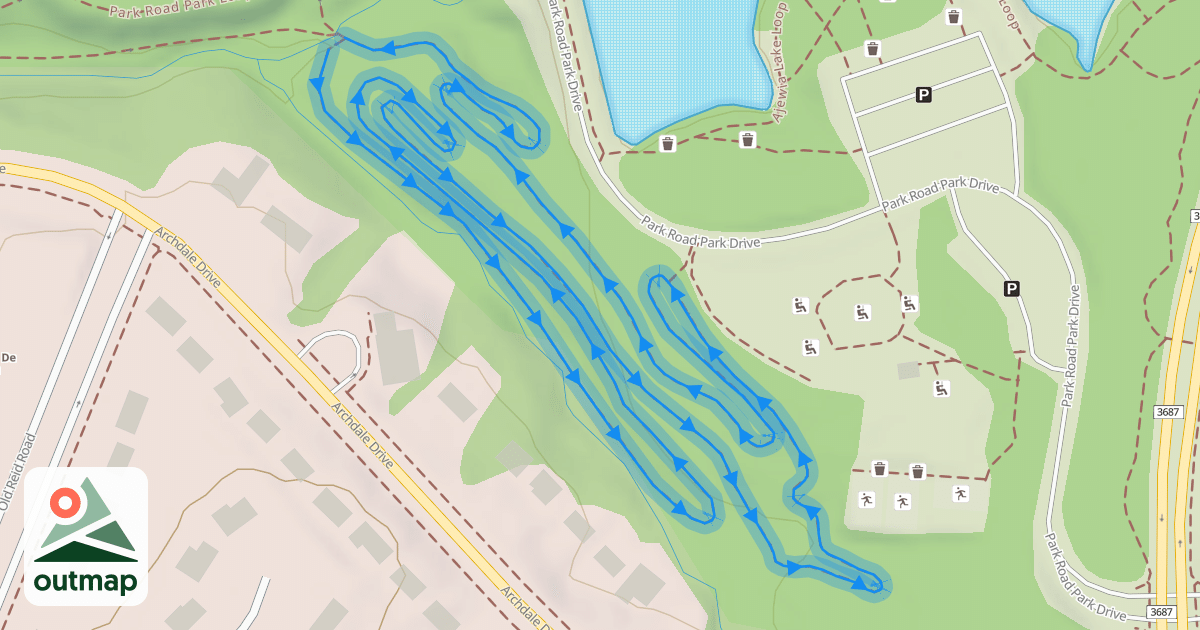 Map of Park Road Park Loop
