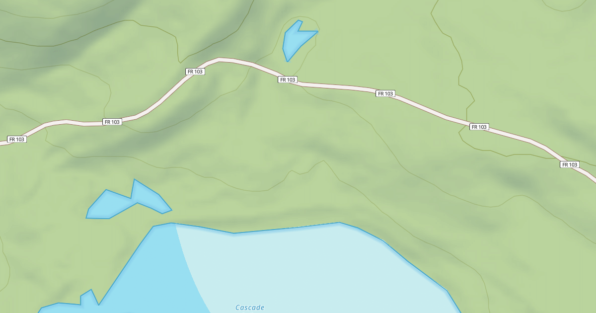 Map preview of CASCADE SPUR 1D