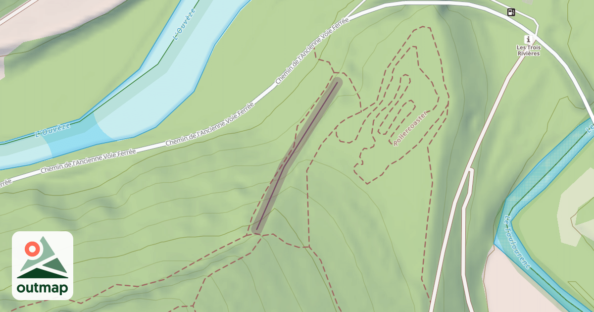 Map of Climbing Crag