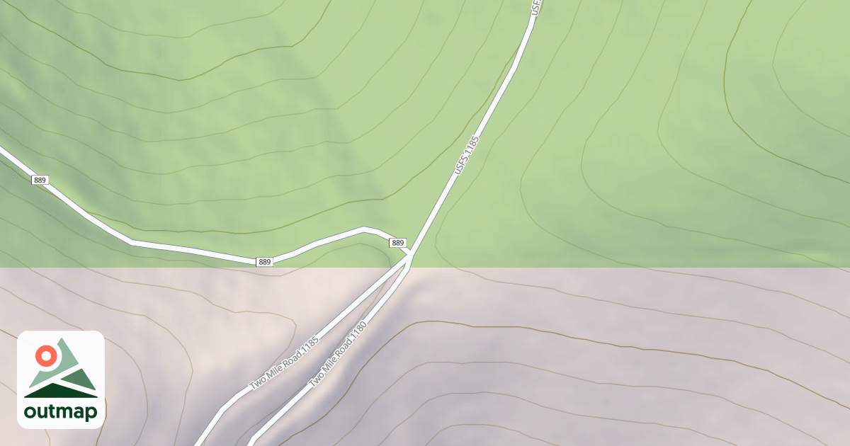 Map of NEWMAN RIDGE