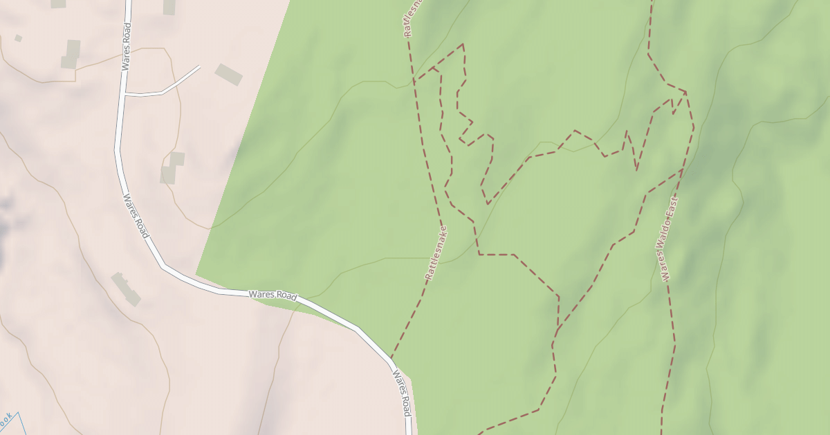 Map preview of Rattlesnake Hill Trail