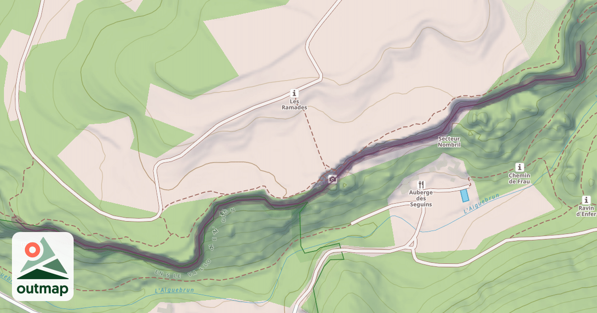 Map of Falaise de Buoux