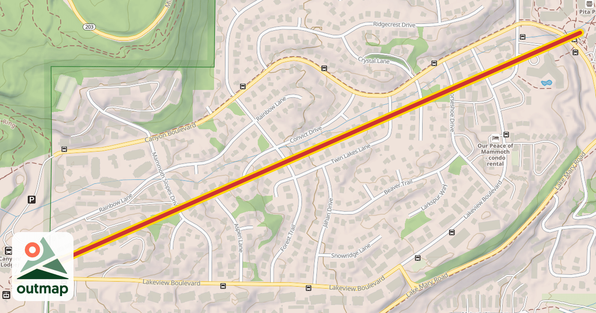 Map of Village Gondola