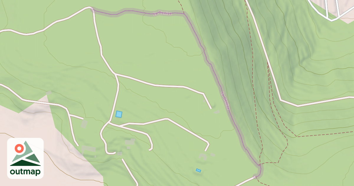 Map of La Denise