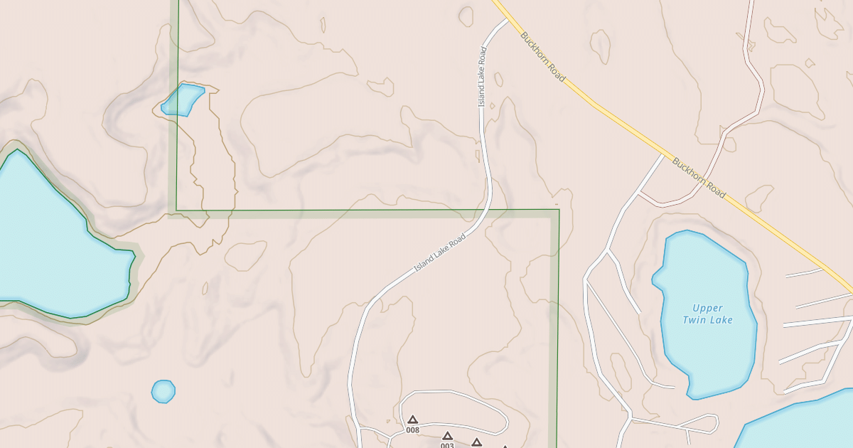 Map preview of ISLAND LAKE