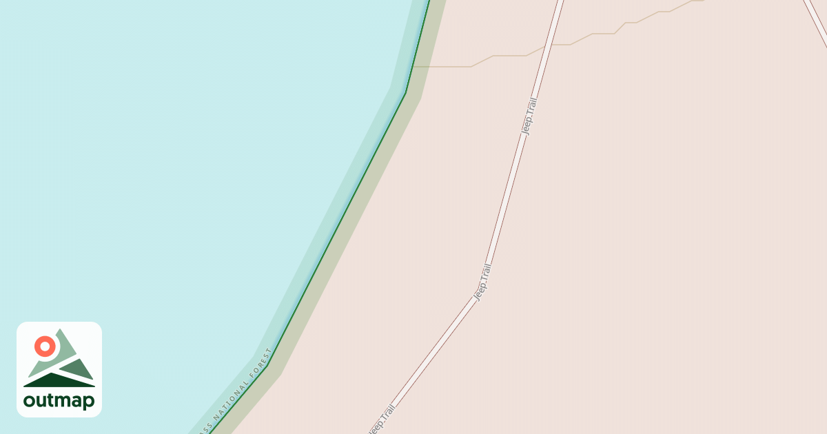 Map of Main Trail South