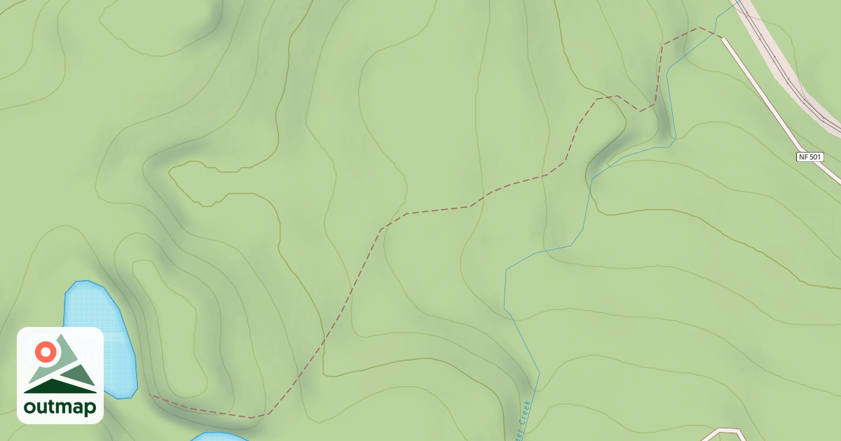 Map of Abernethy Lake