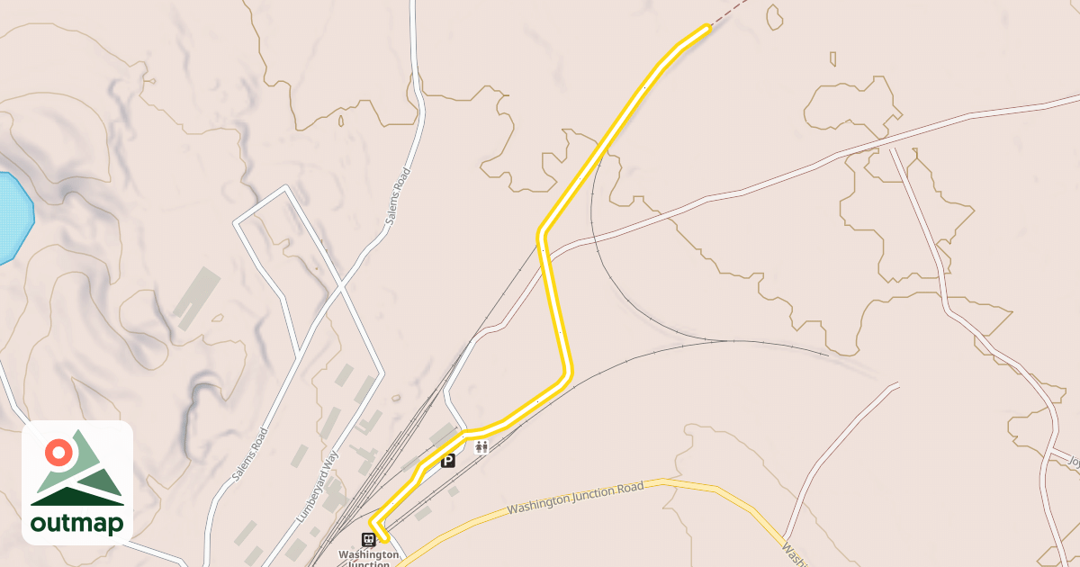 Map of Down East Sunrise Trail