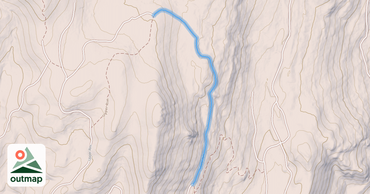 Map of Upper Rim