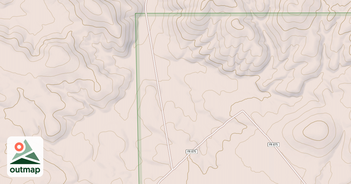 Map of USFS National Forest System Roads {7108C7C7-D4A4-4086-9893-95364582EDCE}