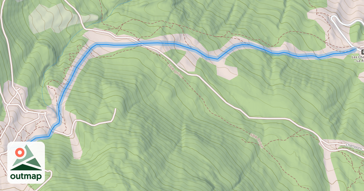 Map of Valcibière