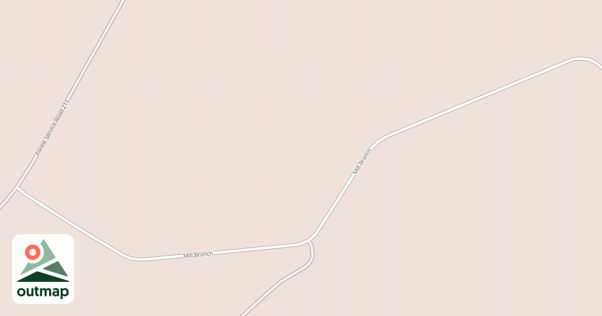 Map of MILL BRANCH F