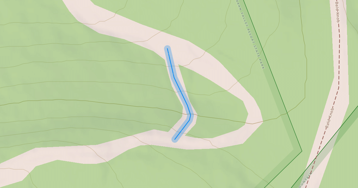 Map preview of Timber Spur