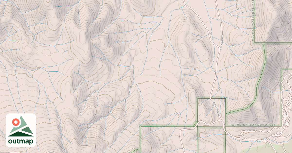 Map of BECKWOURTH TIE SPUR