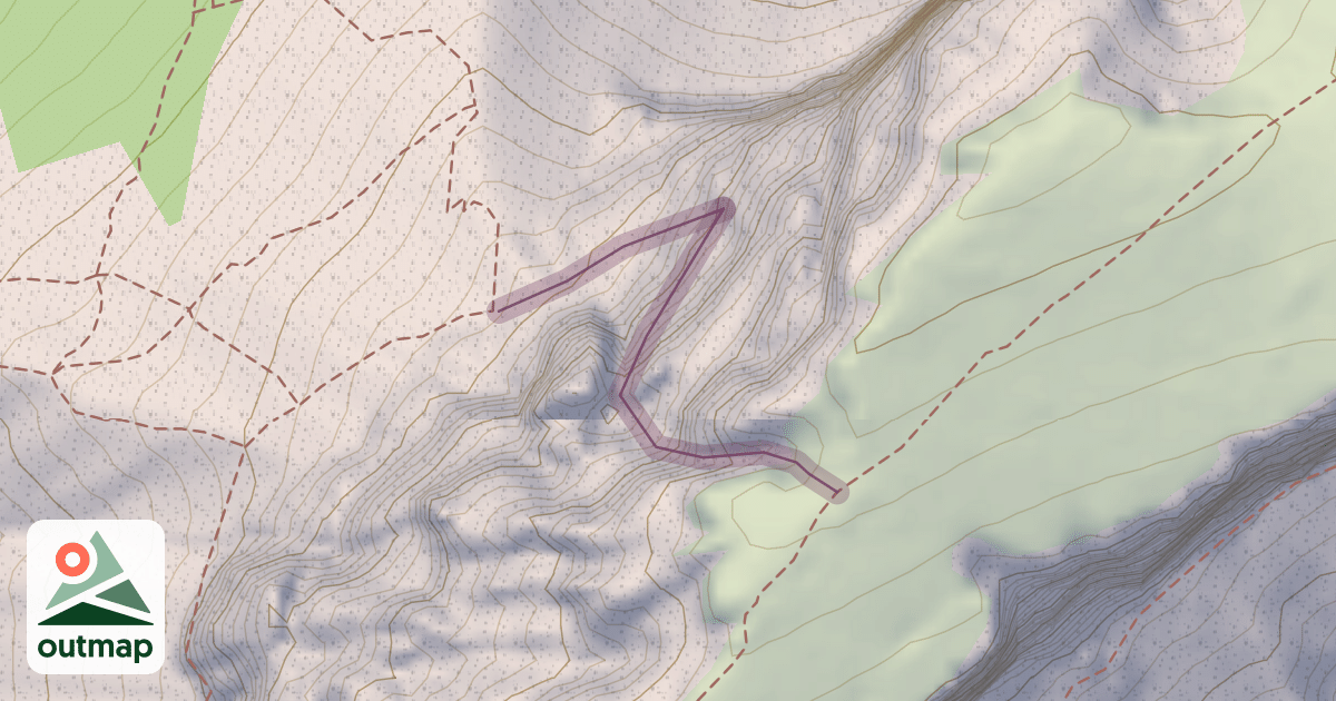 Map of Voie Normale du Mont Aiguille