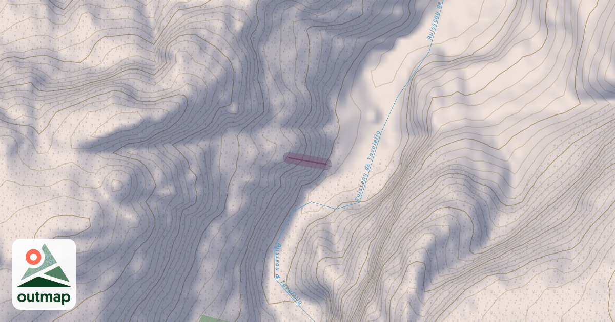 Map of Tes yeux noírs, lower part