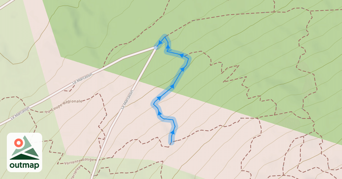 Map of Le Mur