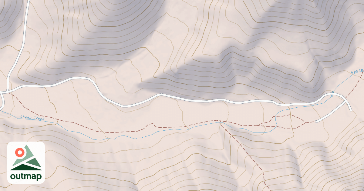 Map of SHEEP CREEK