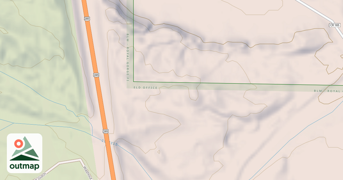 Map of Big Bend Ohv Track Trail